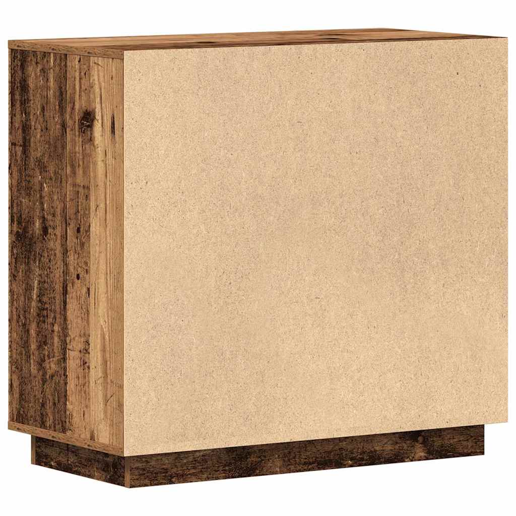vidaXL Bufet Stare drewno 80 x 40 x 75 cm Materiał drewnopochodny