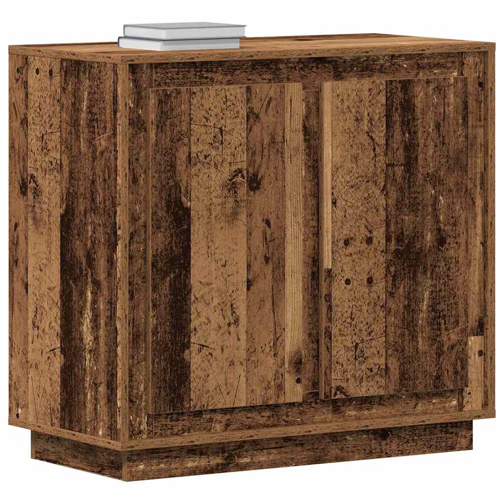 vidaXL Bufet Stare drewno 80 x 40 x 75 cm Materiał drewnopochodny