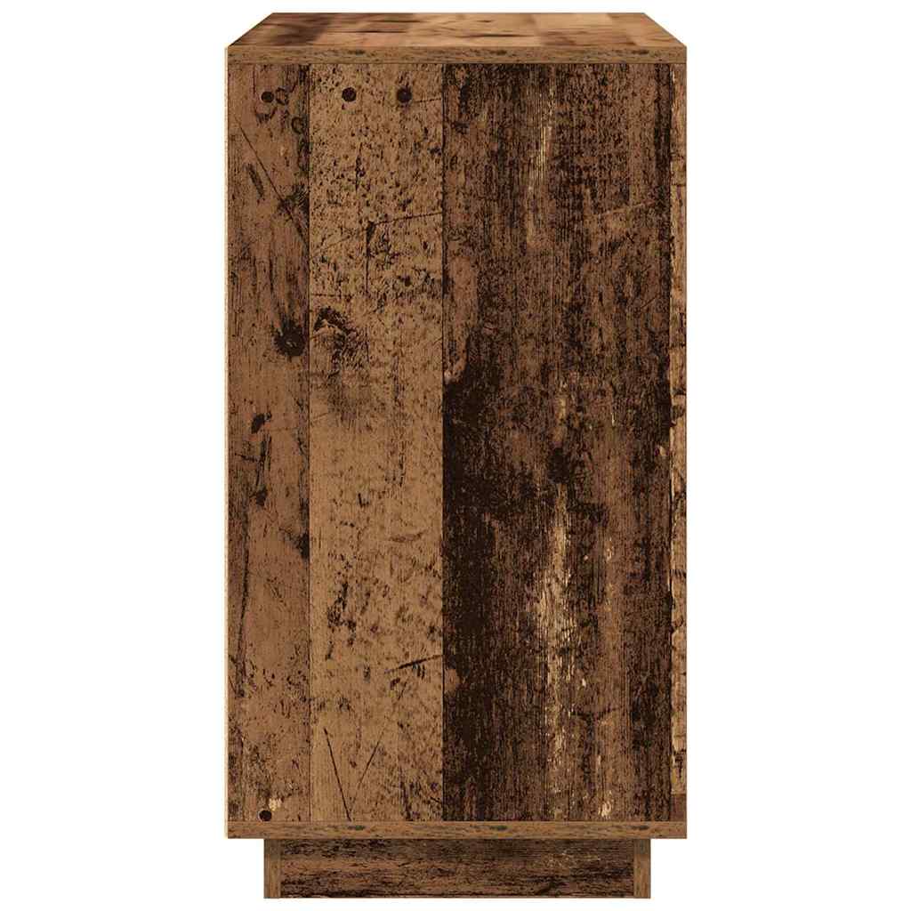 vidaXL Bufet Stare drewno 80 x 40 x 75 cm Materiał drewnopochodny