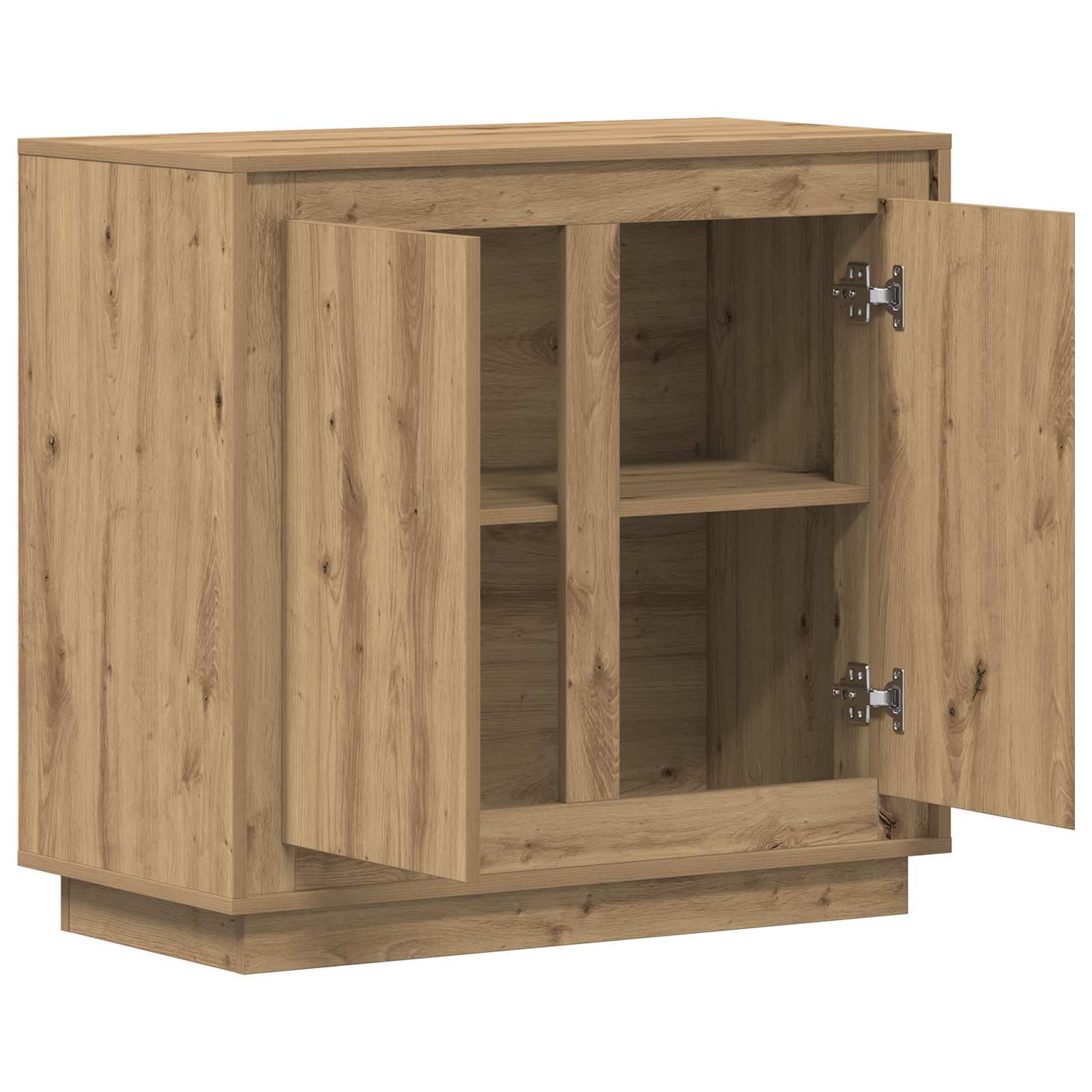 vidaXL Bufet Dąb rzemieślniczy 80 x 40 x 75 cm Materiał drewnopochodny