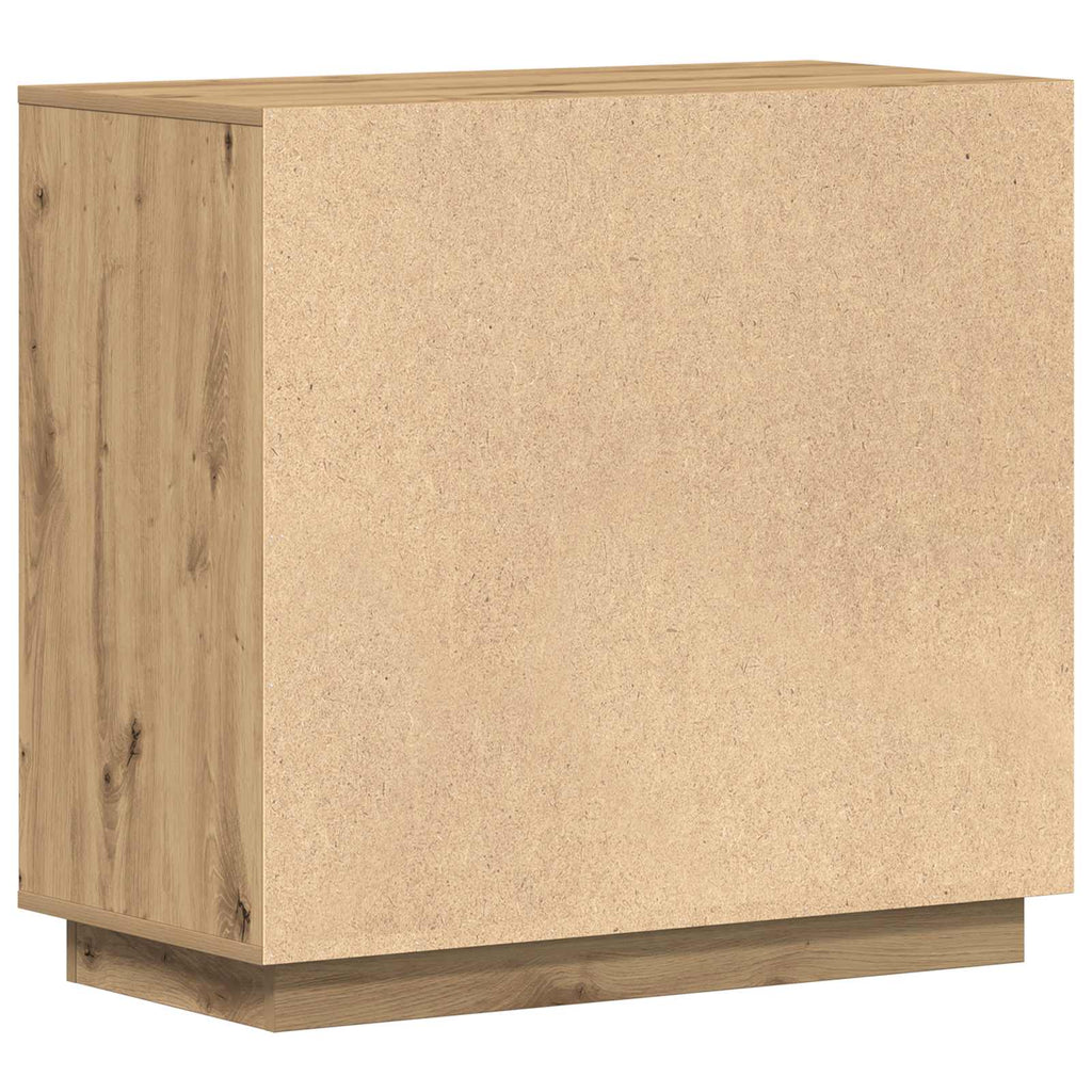vidaXL Bufet Dąb rzemieślniczy 80 x 40 x 75 cm Materiał drewnopochodny