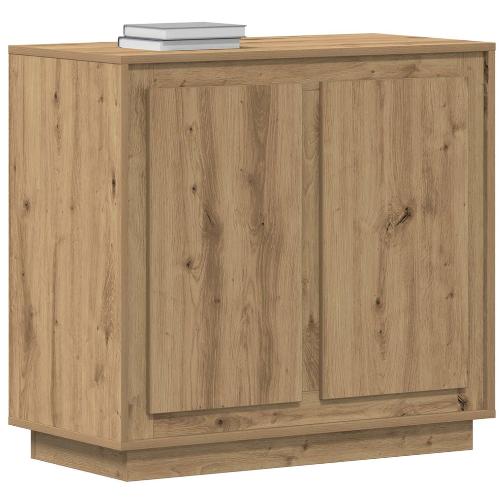 vidaXL Bufet Dąb rzemieślniczy 80 x 40 x 75 cm Materiał drewnopochodny