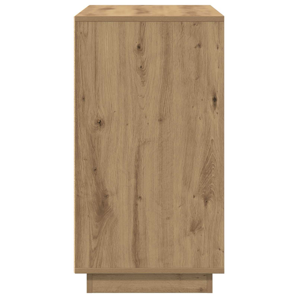 vidaXL Bufet Dąb rzemieślniczy 80 x 40 x 75 cm Materiał drewnopochodny