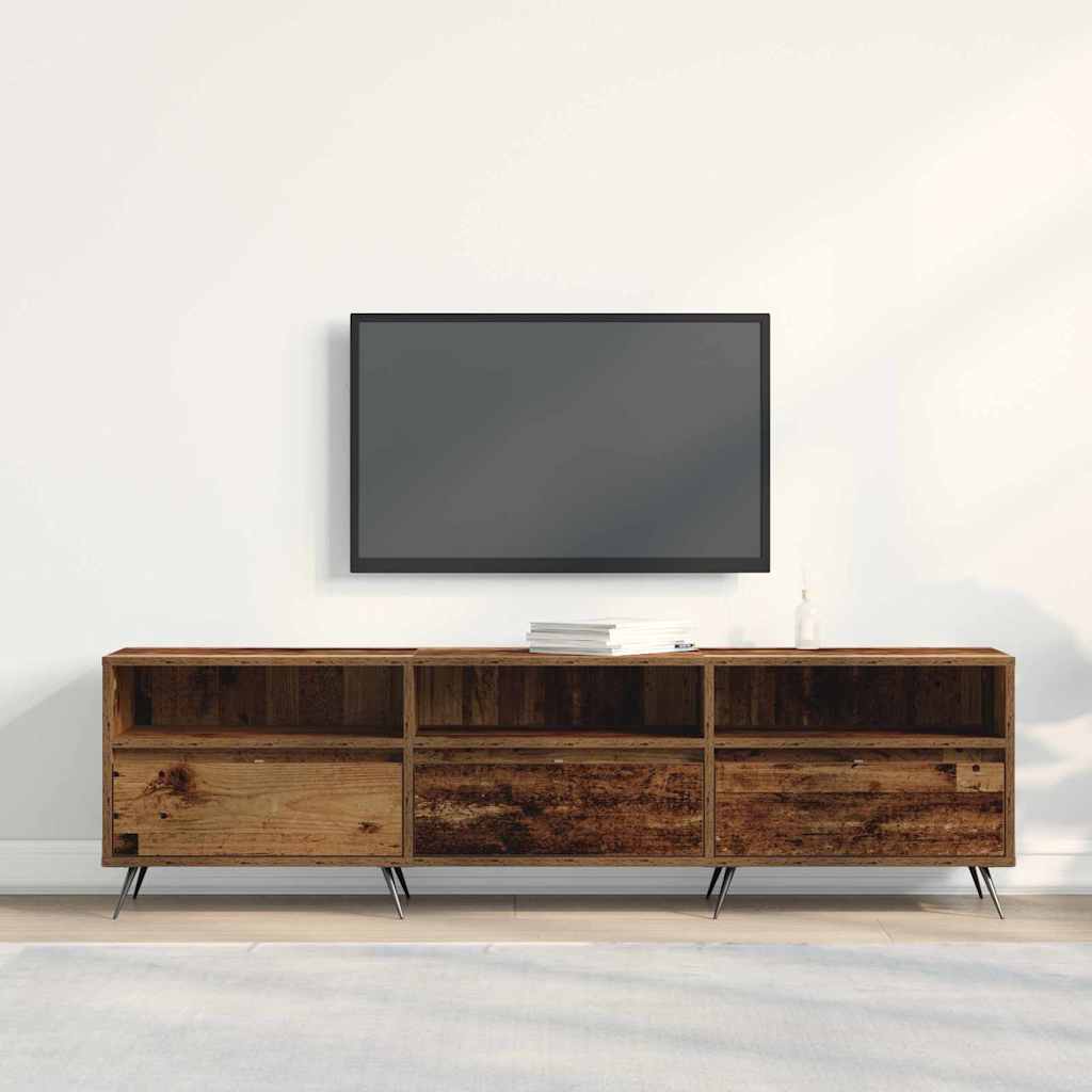 vidaXL Szafka pod telewizor Stare drewno 150 x 30 x 44,5 cm