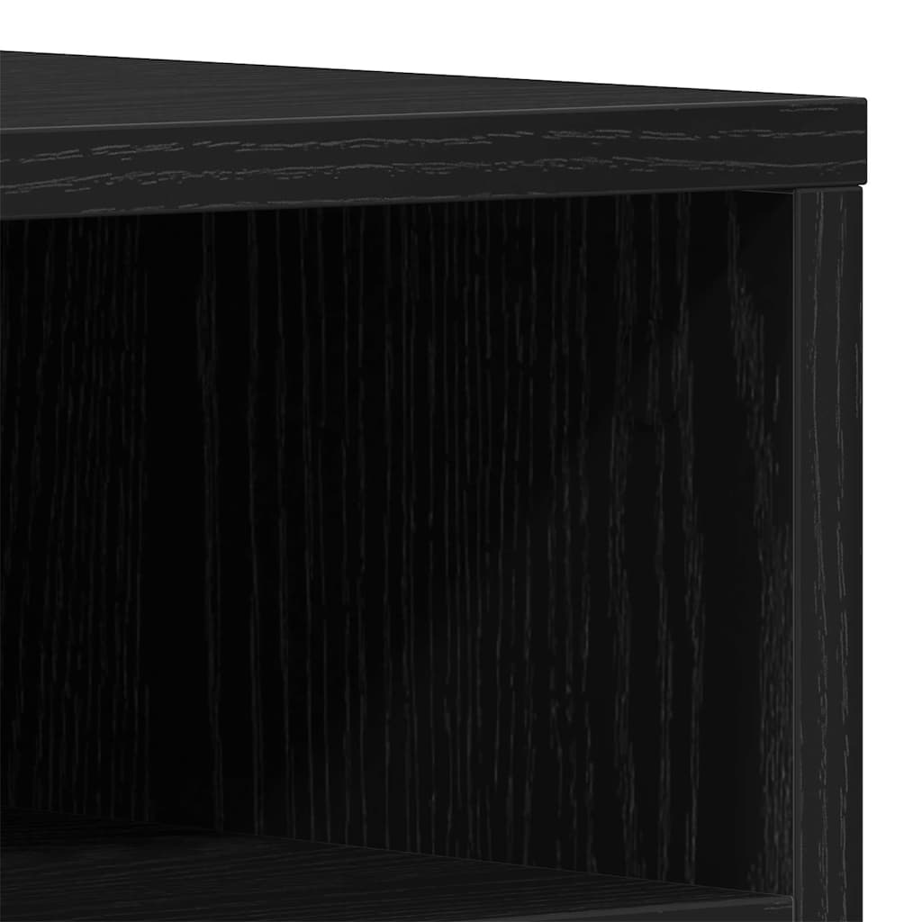 vidaXL Szafka pod telewizor Czarny dąb 150 x 30 x 44,5 cm
