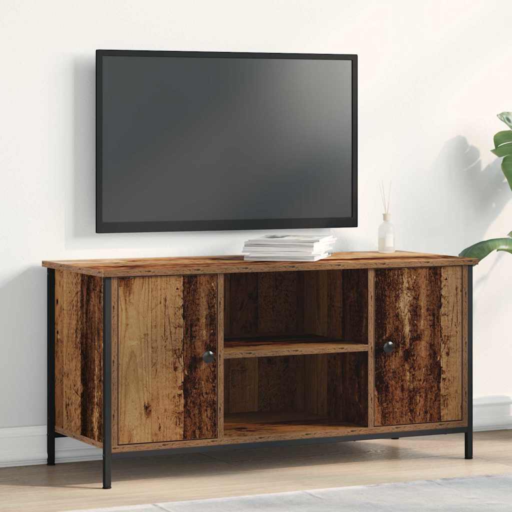 vidaXL Szafka pod telewizor Stare drewno 100 x 40 x 50 cm