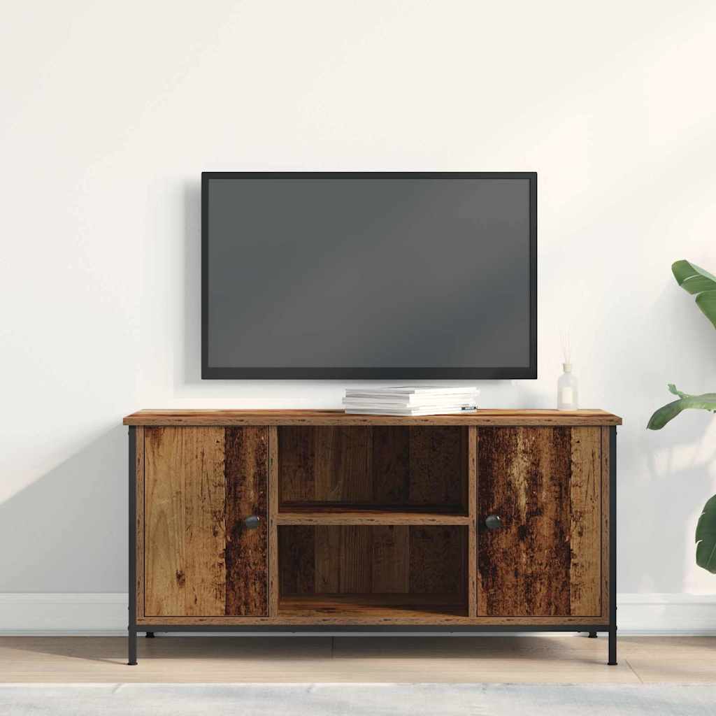 vidaXL Szafka pod telewizor Stare drewno 100 x 40 x 50 cm