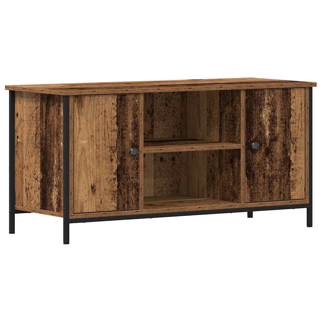vidaXL Szafka pod telewizor Stare drewno 100 x 40 x 50 cm