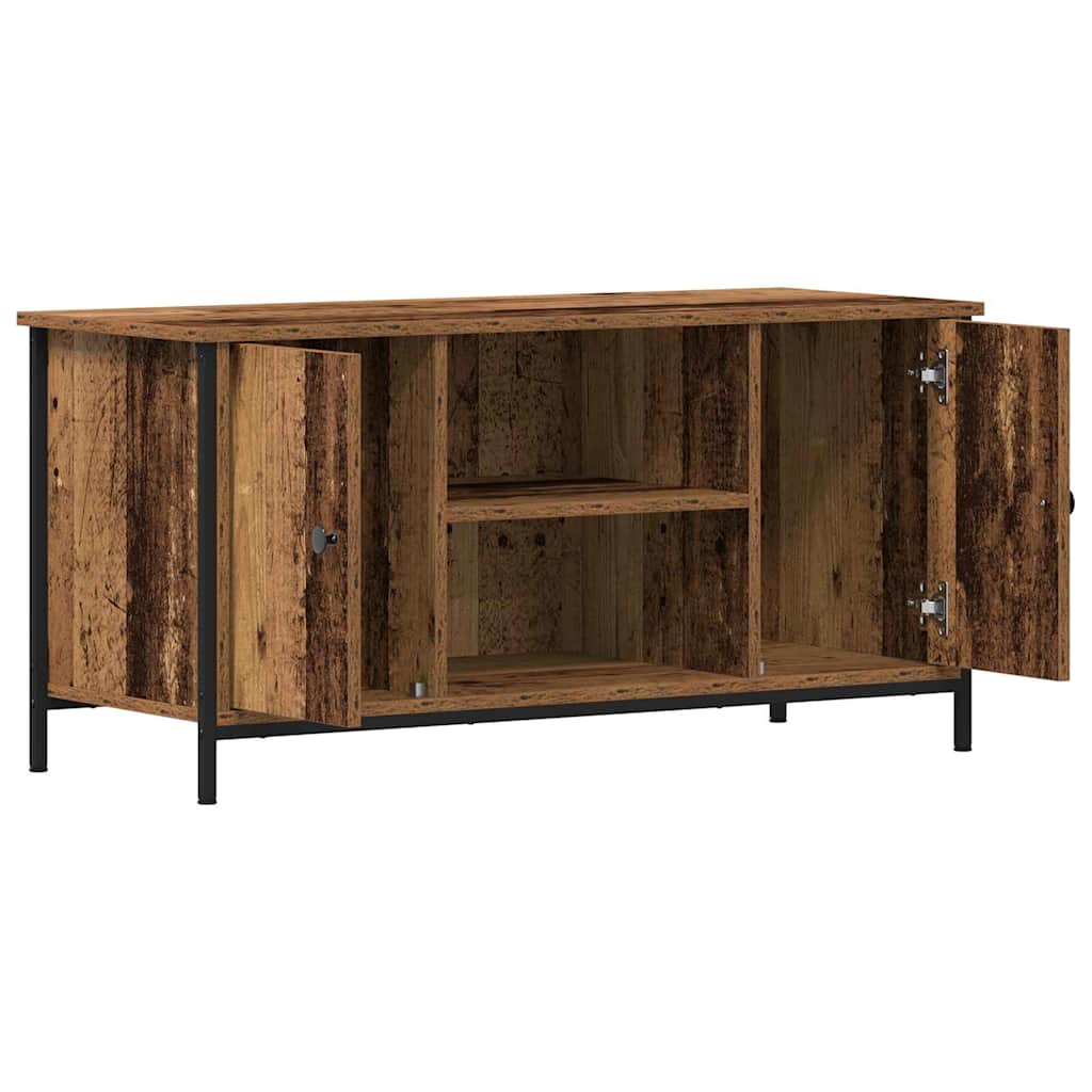 vidaXL Szafka pod telewizor Stare drewno 100 x 40 x 50 cm