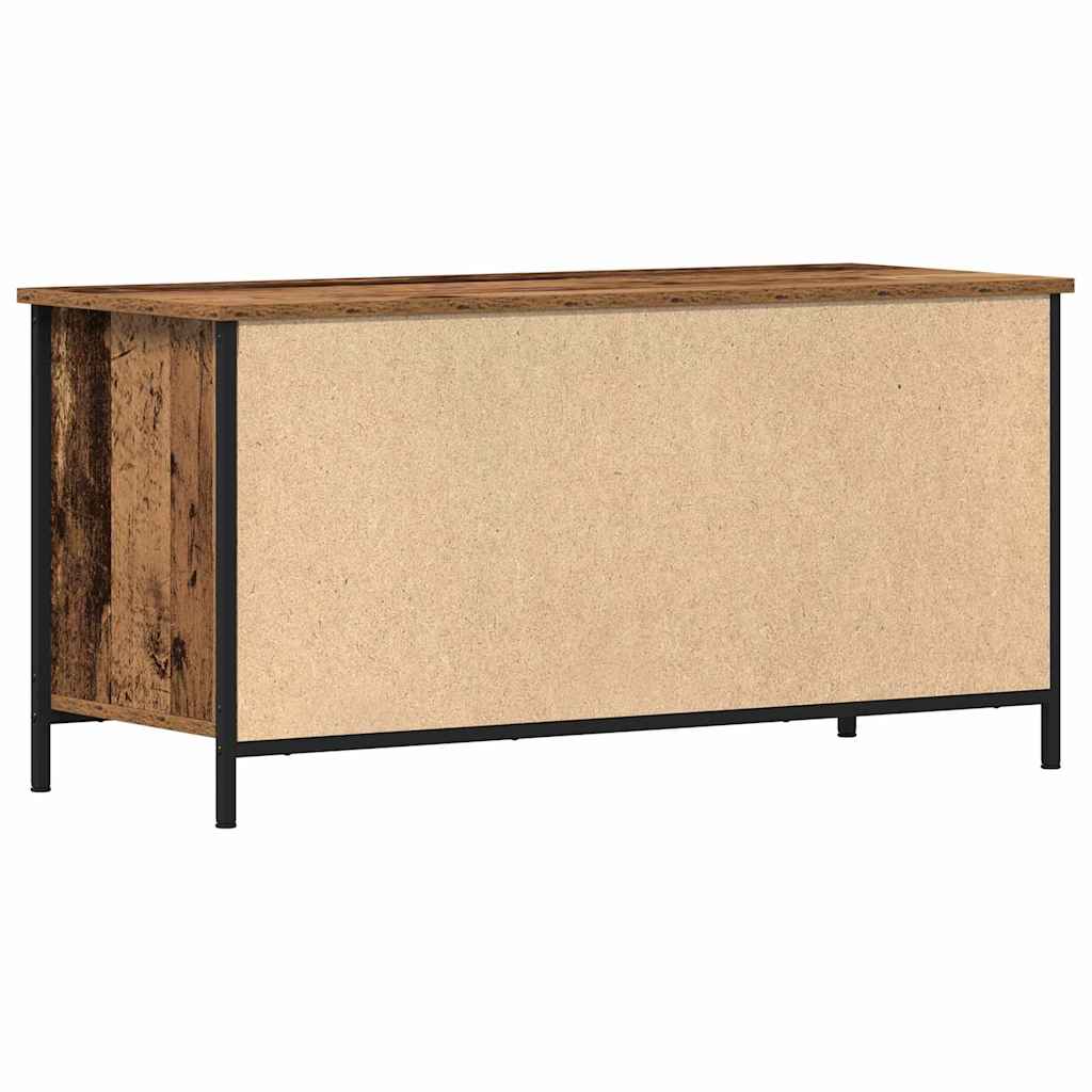 vidaXL Szafka pod telewizor Stare drewno 100 x 40 x 50 cm