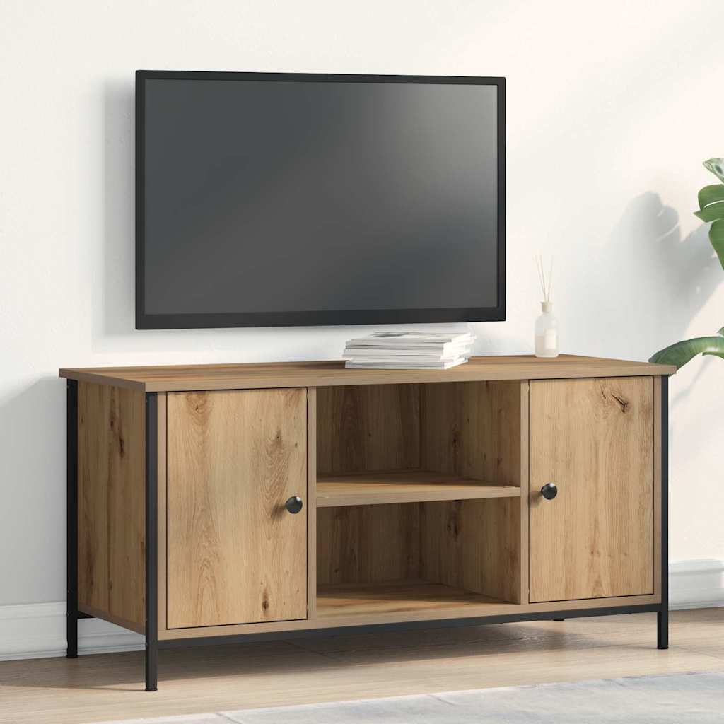 vidaXL Szafka pod telewizor dąb artisan 100 x 40 x 50 cm