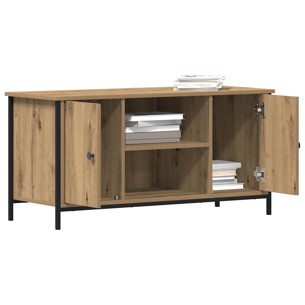 vidaXL Szafka pod telewizor dąb artisan 100 x 40 x 50 cm