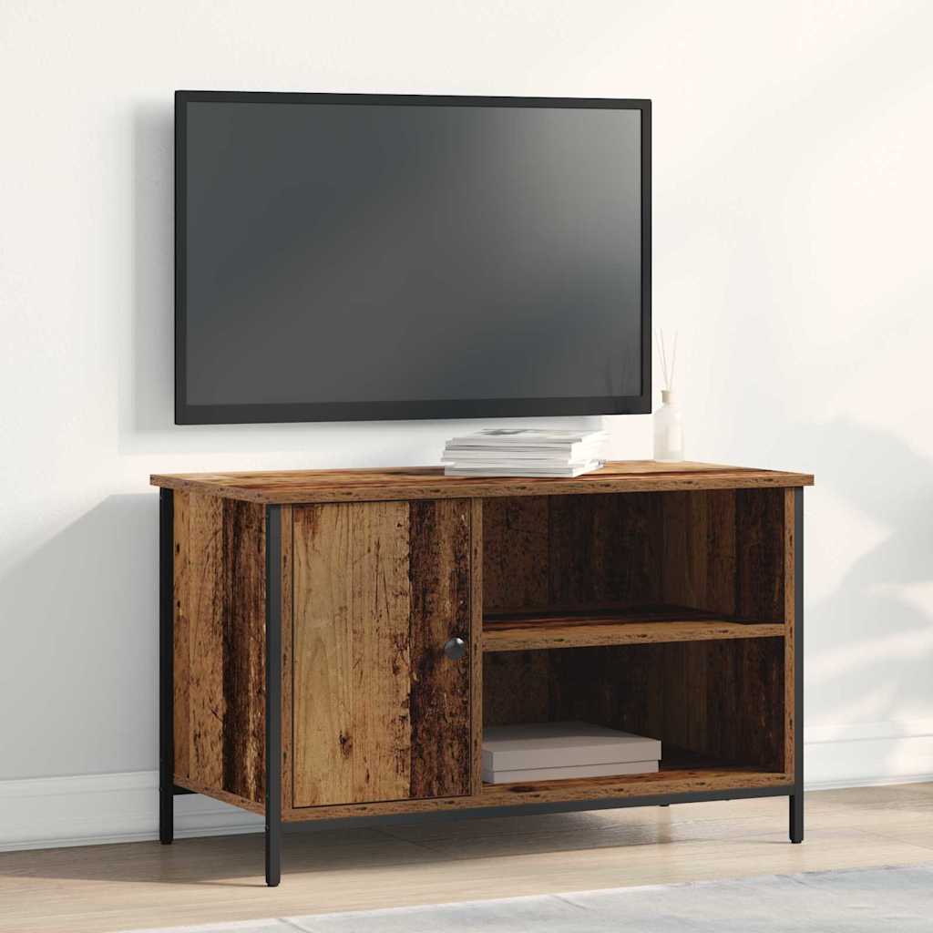 vidaXL Szafka pod telewizor Stare drewno 80 x 40 x 50 cm