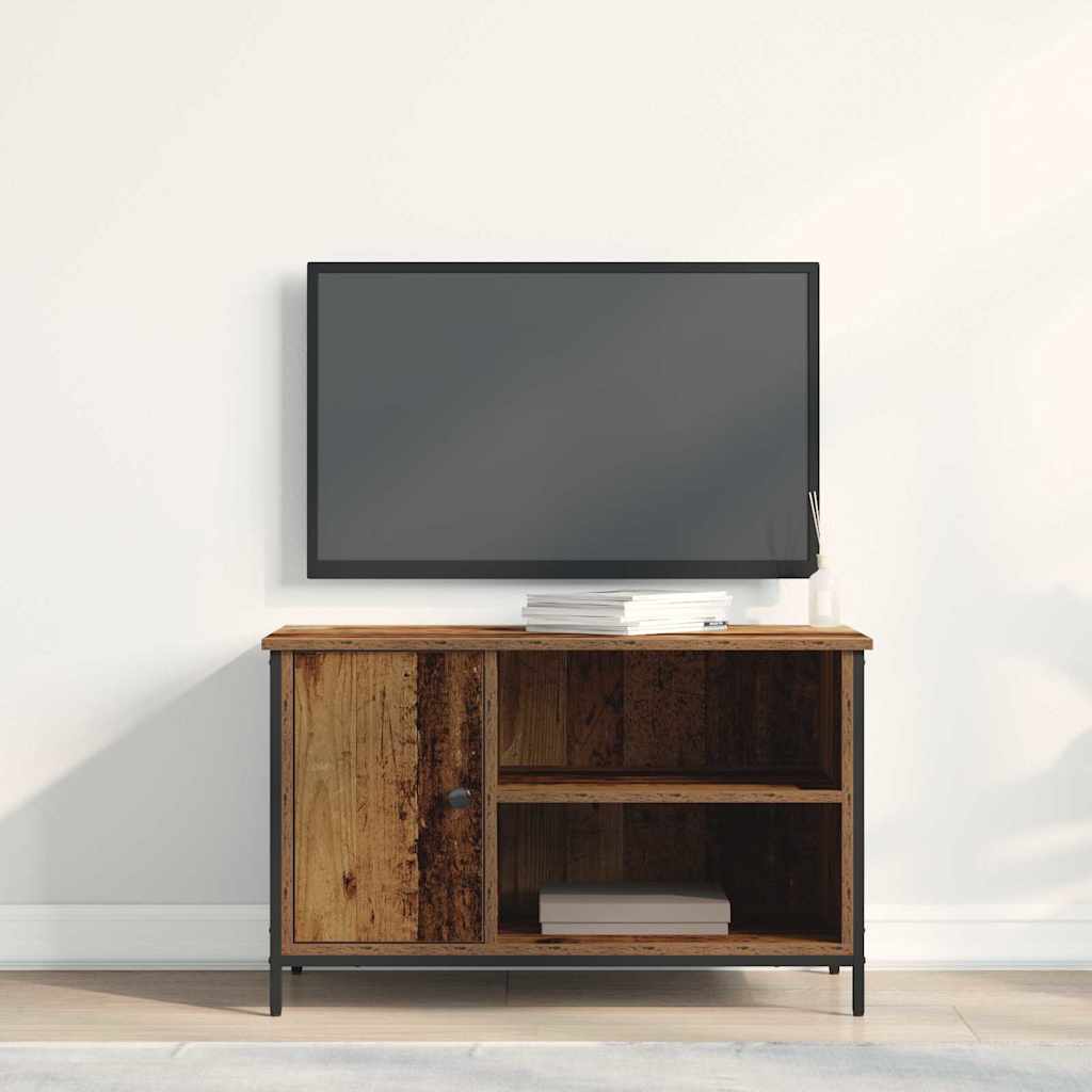 vidaXL Szafka pod telewizor Stare drewno 80 x 40 x 50 cm