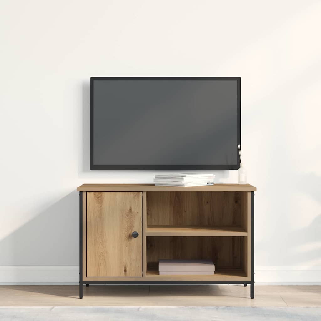 vidaXL Szafka pod telewizor dąb artisan 80 x 40 x 50 cm