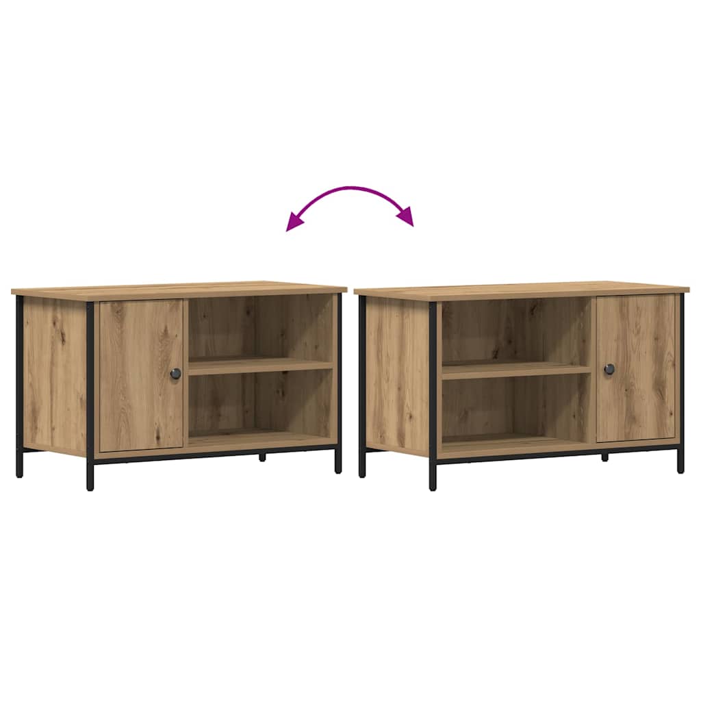 vidaXL Szafka pod telewizor dąb artisan 80 x 40 x 50 cm