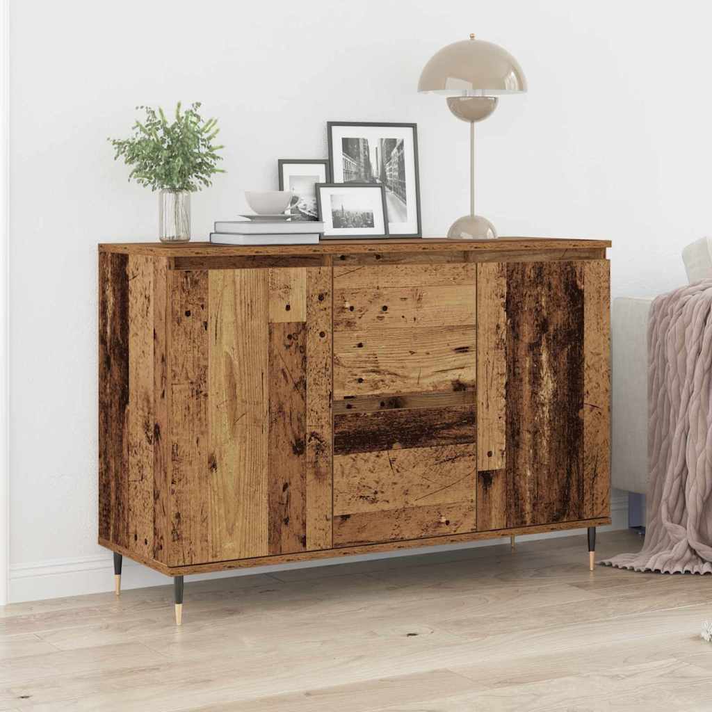 vidaXL Bufet Stare drewno 101,5 x 35 x 70 cm Materiał drewnopochodny