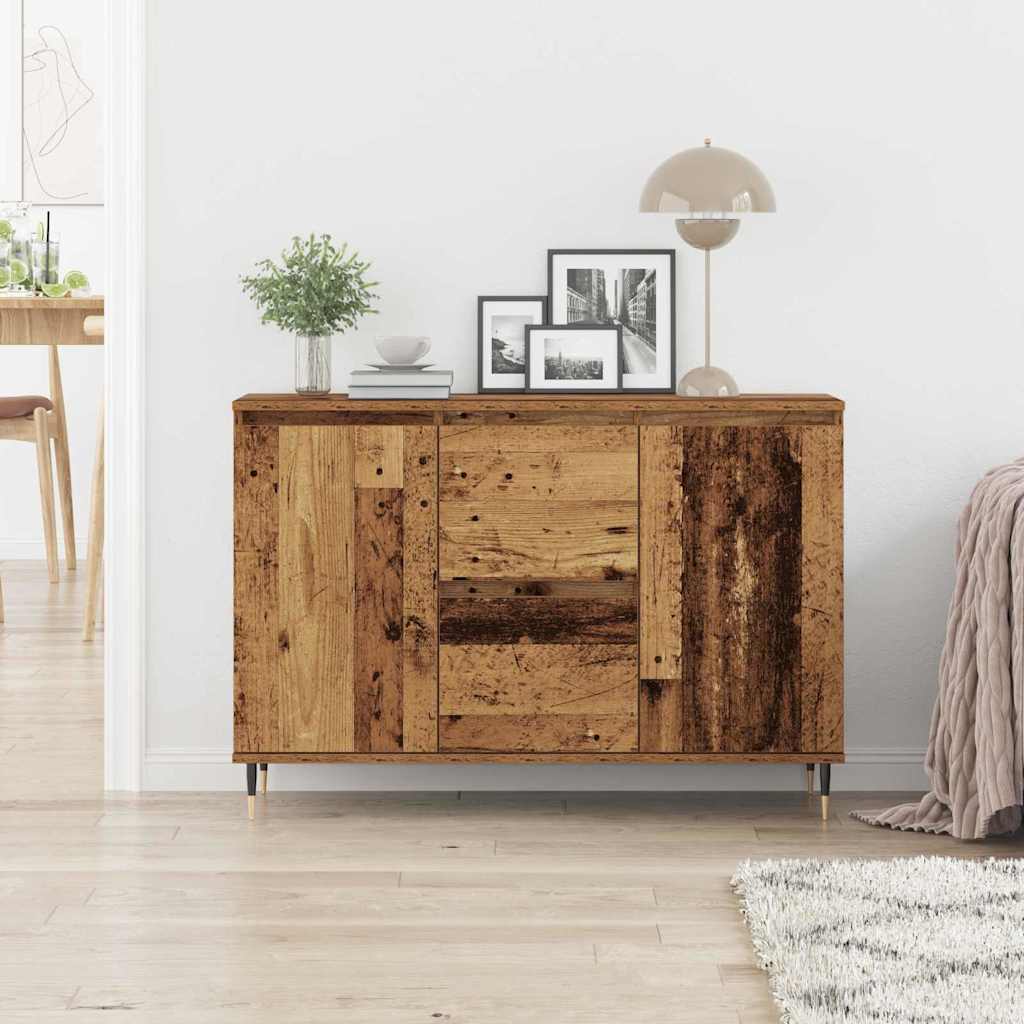 vidaXL Bufet Stare drewno 101,5 x 35 x 70 cm Materiał drewnopochodny