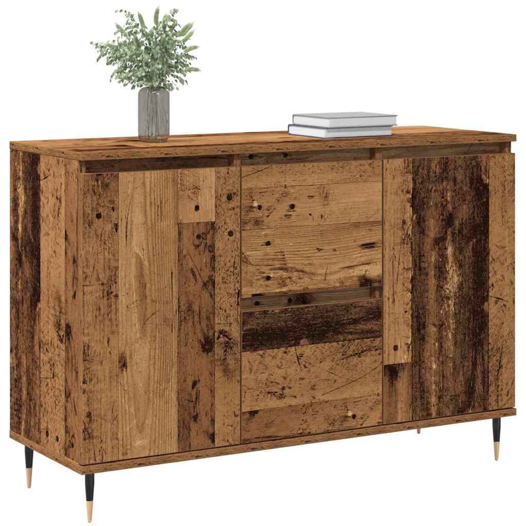 vidaXL Bufet Stare drewno 101,5 x 35 x 70 cm Materiał drewnopochodny