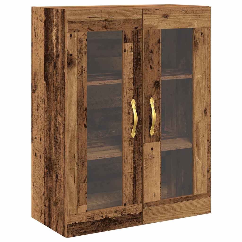 vidaXL Szafka ścienna Stare drewno 69,5 x 34 x 90 cm