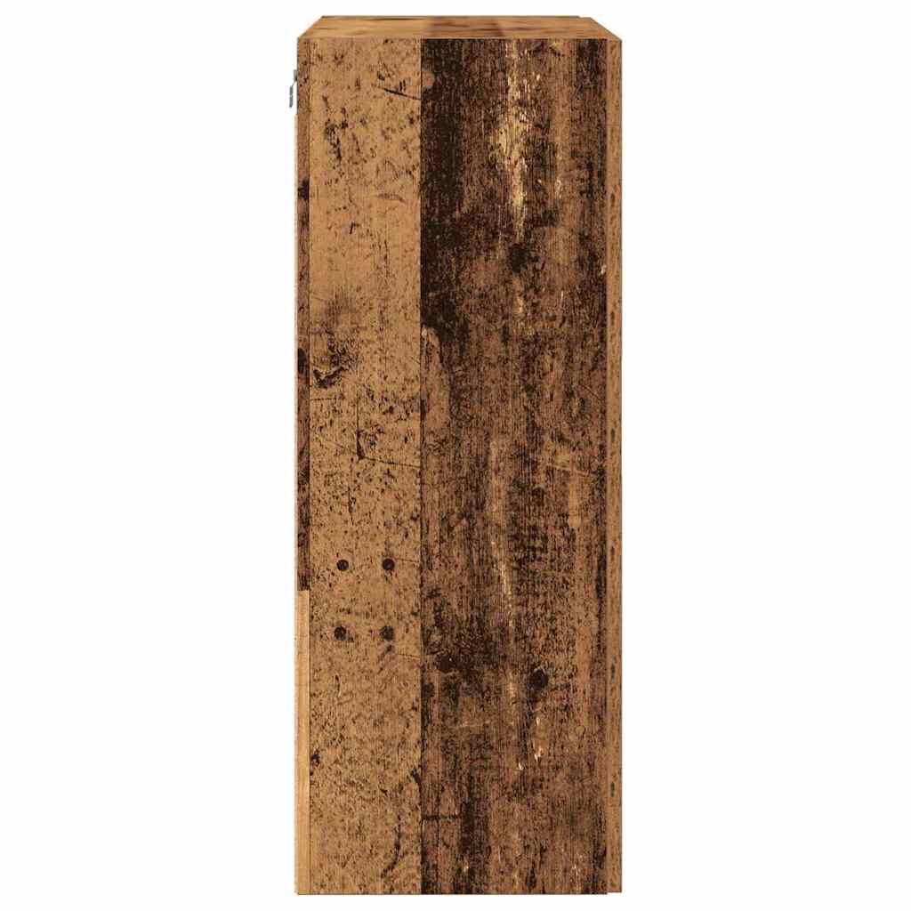 vidaXL Szafka ścienna Stare drewno 69,5 x 34 x 90 cm