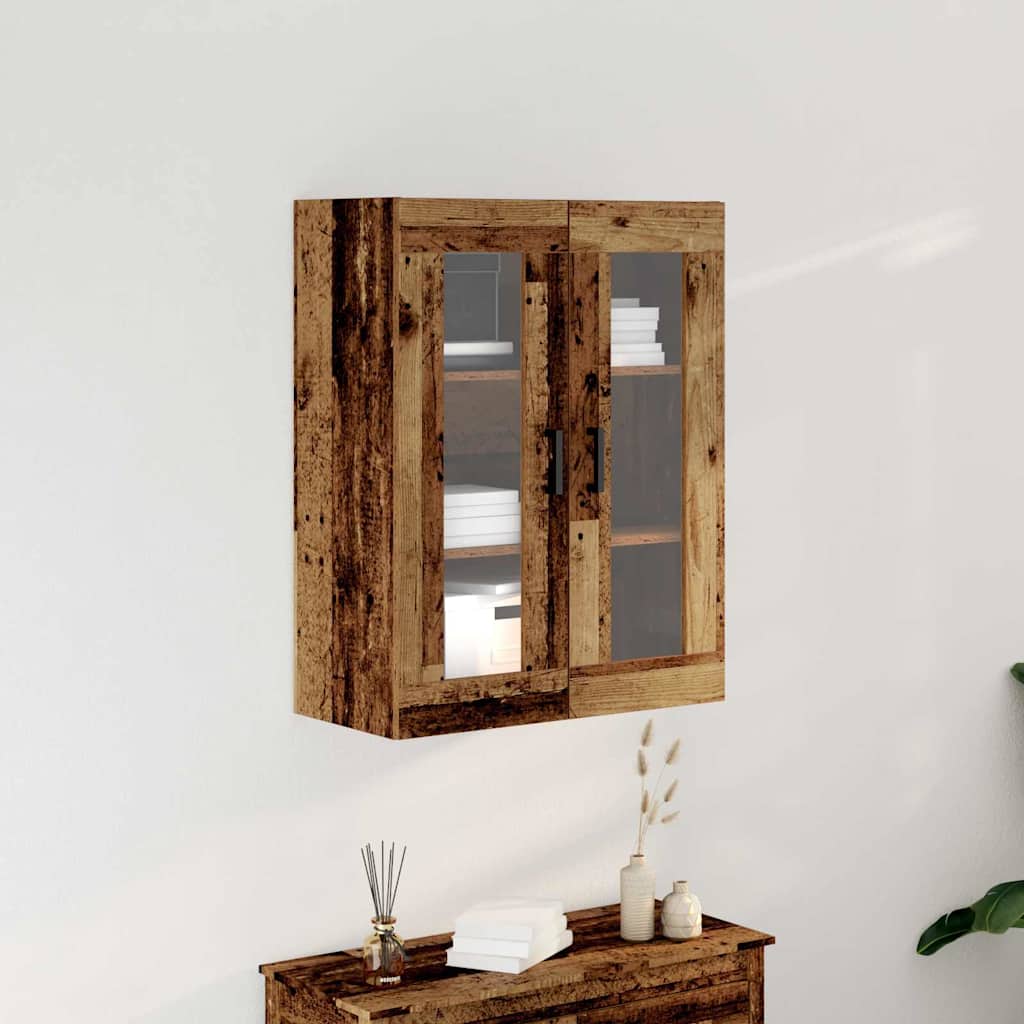vidaXL Szafka ścienna Stare drewno 69,5 x 34 x 90 cm