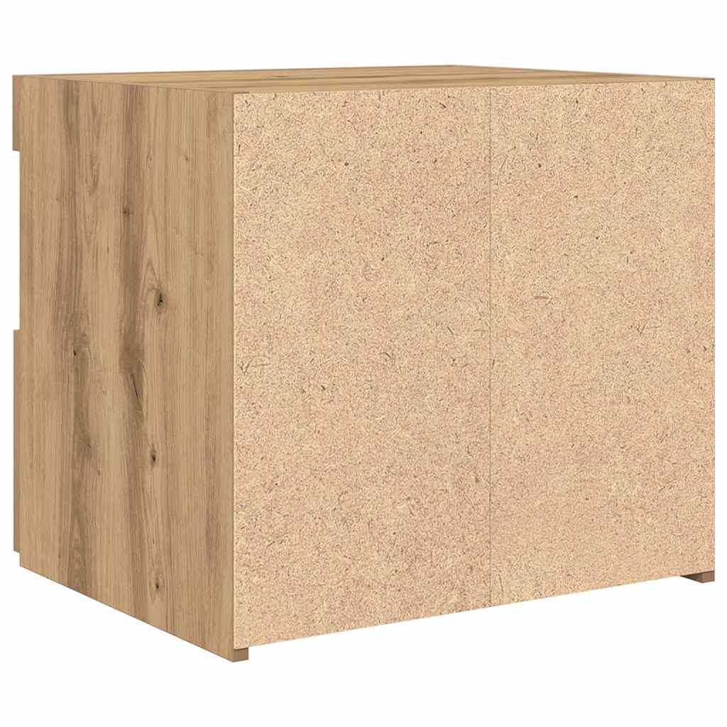 vidaXL Szafka Nocna z szufladą 2 pcs Dąb rzemieślniczy 50 x 40 x 45 cm