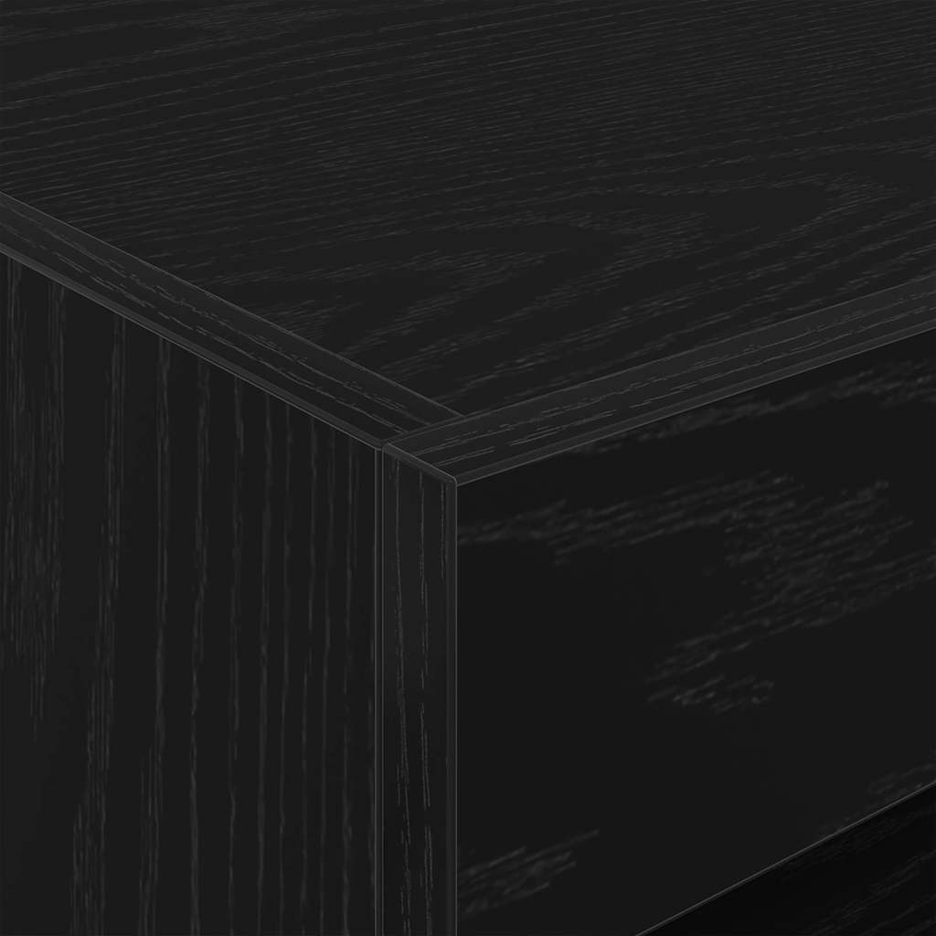 vidaXL Szafka Nocna Czarny Dąb 50 x 40 x 45 cm Materiał drewnopochodny