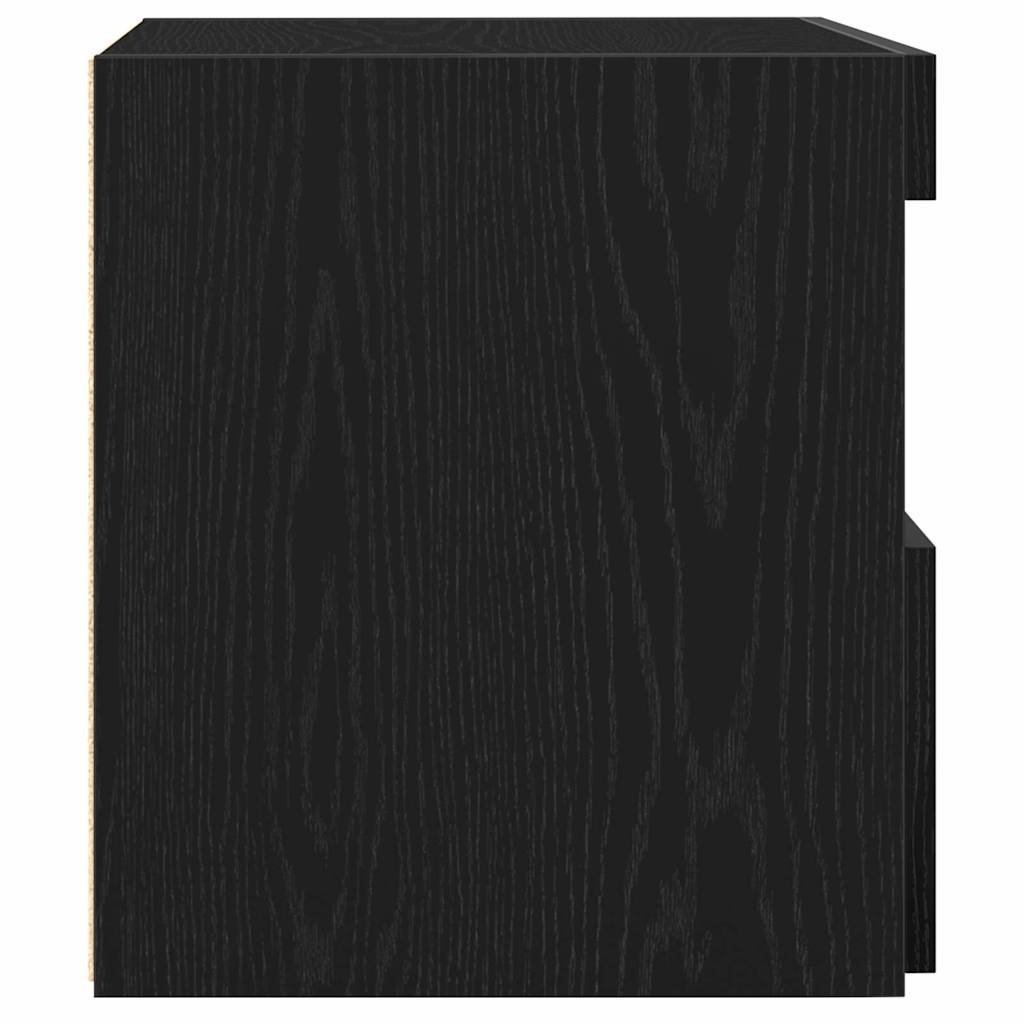 vidaXL Szafka Nocna Czarny Dąb 50 x 40 x 45 cm Materiał drewnopochodny