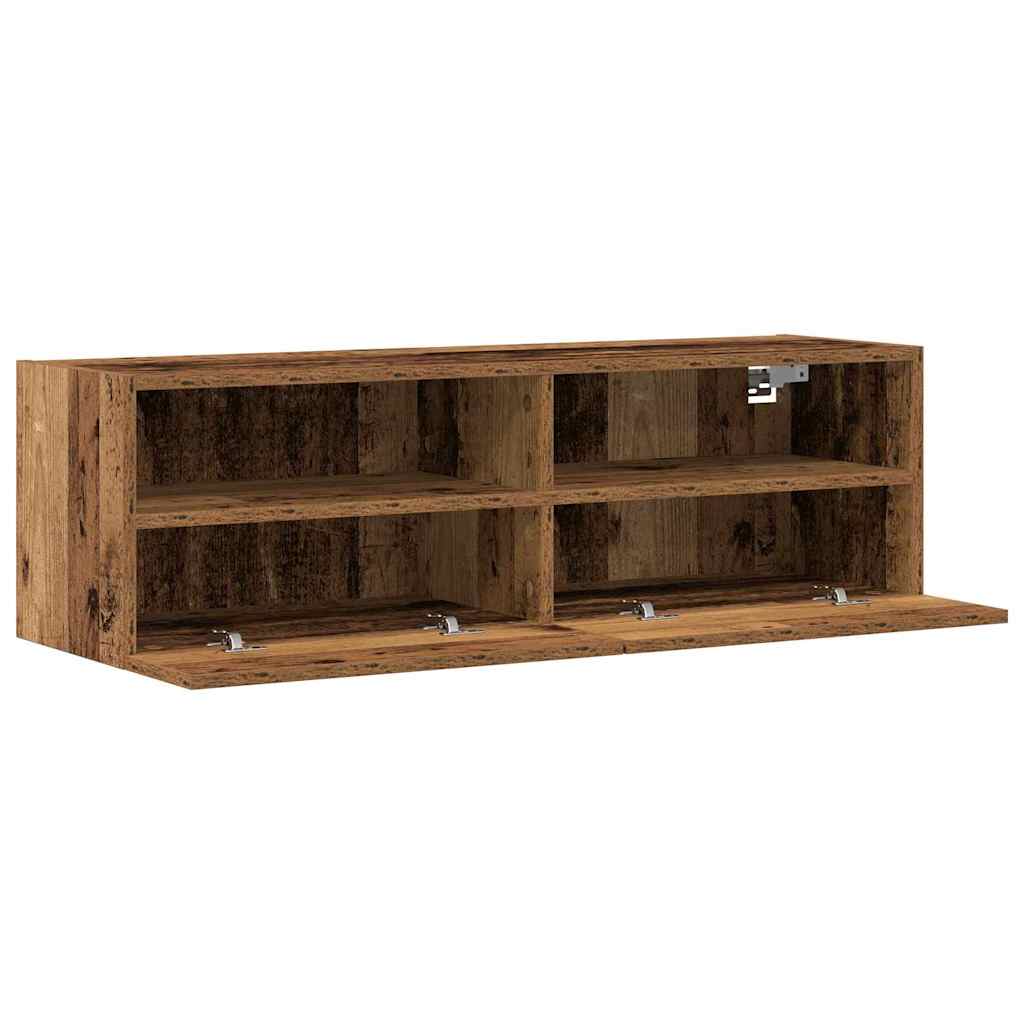 vidaXL Szafka pod telewizor Stare drewno 100 x 30 x 30 cm