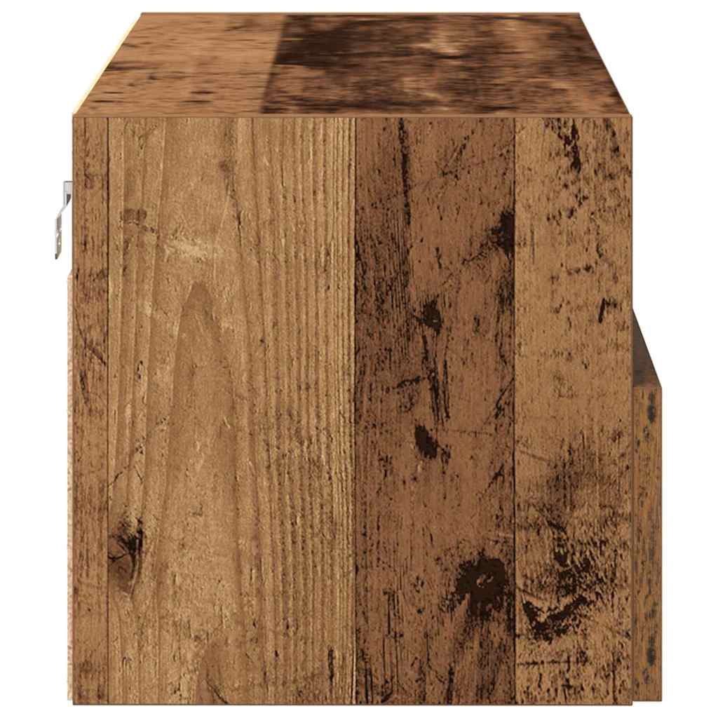 vidaXL Szafka pod telewizor Stare drewno 100 x 30 x 30 cm