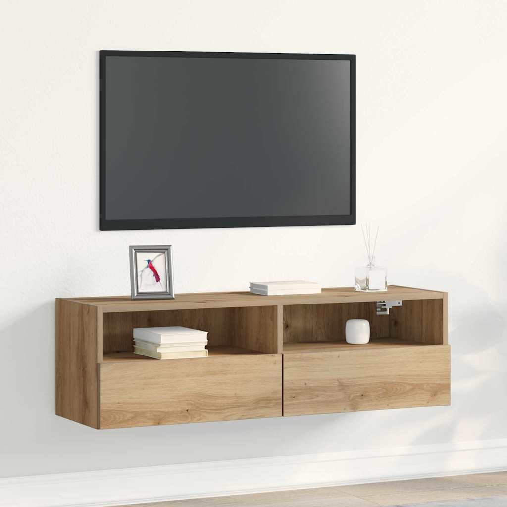 vidaXL Szafka pod telewizor dąb artisan 100 x 30 x 30 cm