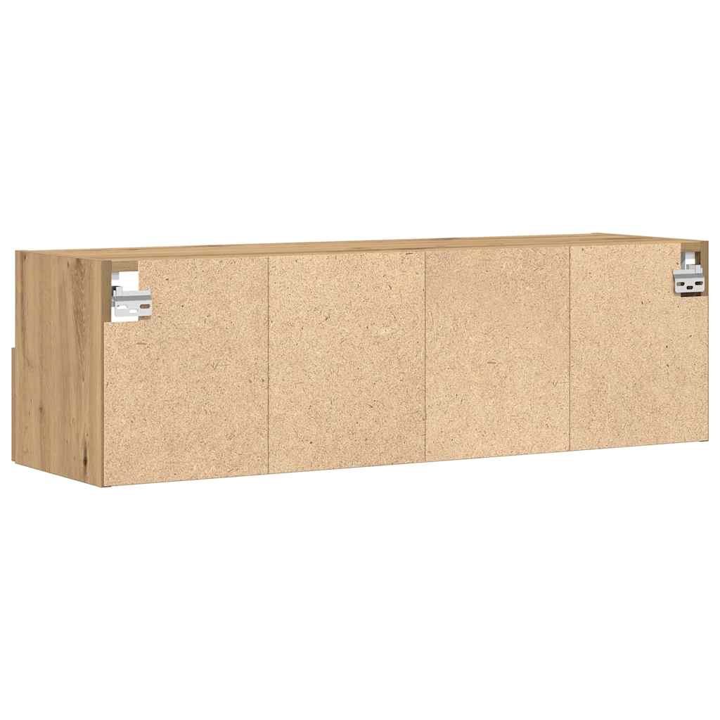 vidaXL Szafka pod telewizor 2 pcs dąb artisan 100 x 30 x 30 cm