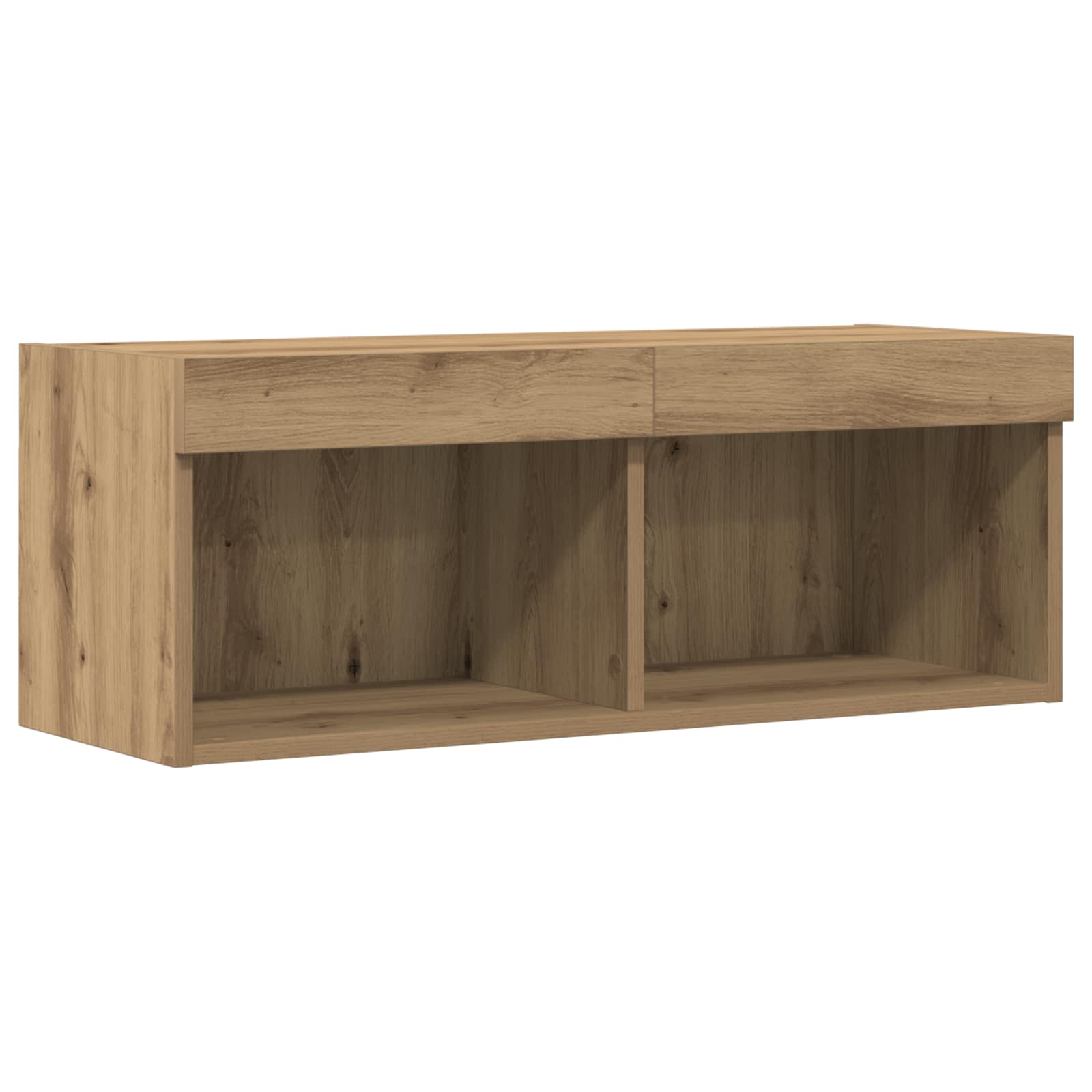vidaXL Zestaw szafek RTV z LED dąb artisan 80 x 30 x 30 cm
