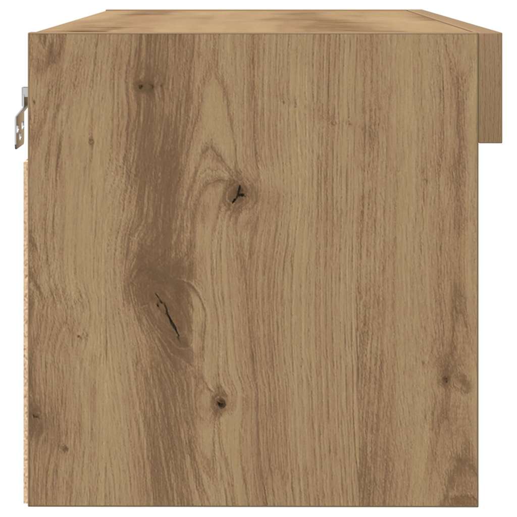 vidaXL Zestaw szafek RTV z LED dąb artisan 80 x 30 x 30 cm