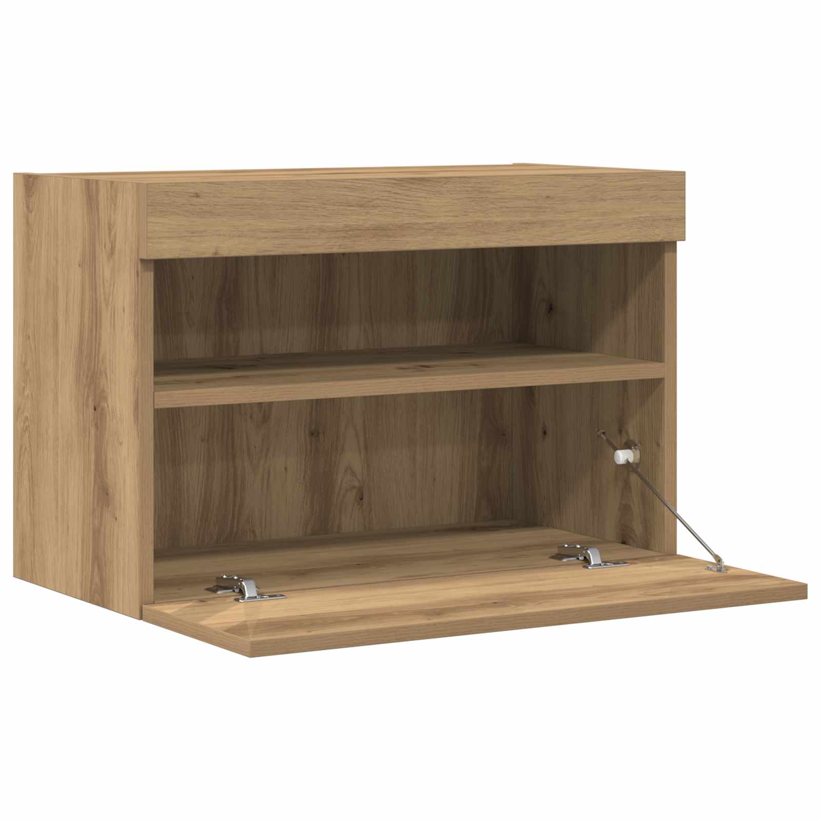 vidaXL Szafka pod telewizor z LED dąb artisan 60 x 30 x 40 cm
