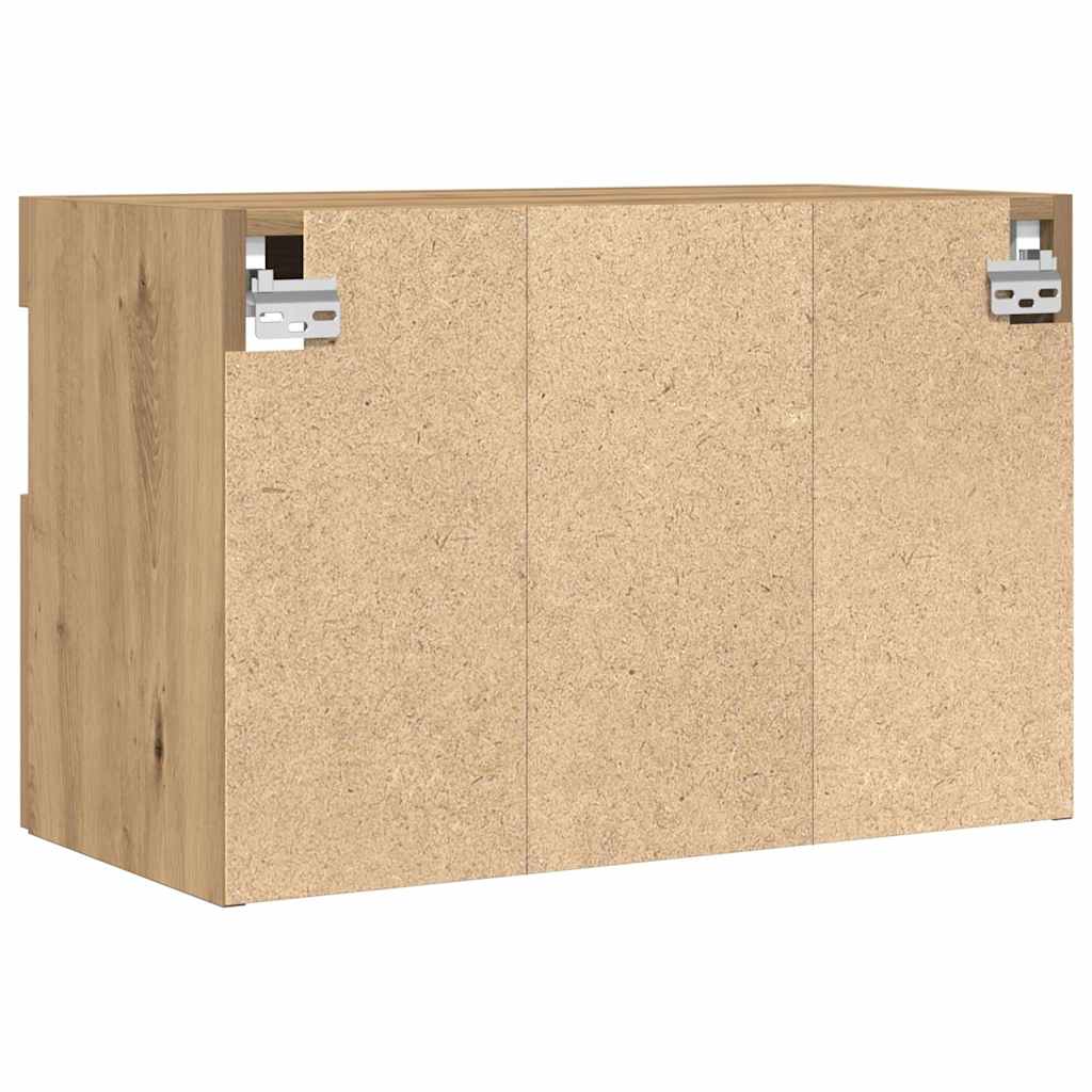 vidaXL Szafka pod telewizor z LED 2 pcs dąb artisan 60 x 30 x 40 cm