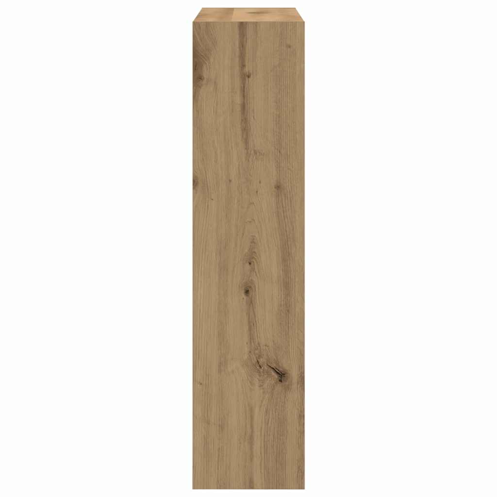 vidaXL Szafka na buty z półką z drzwiami Dąb wędzony 80 x 21 x 87,5 cm