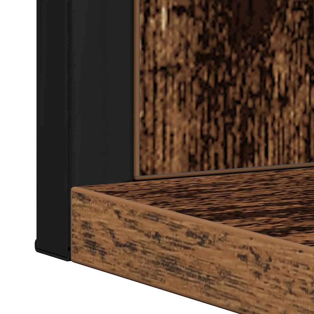 vidaXL Lustro Stare drewno 50 x 12 x 60 cm Szkło i drewno inżynieryjne
