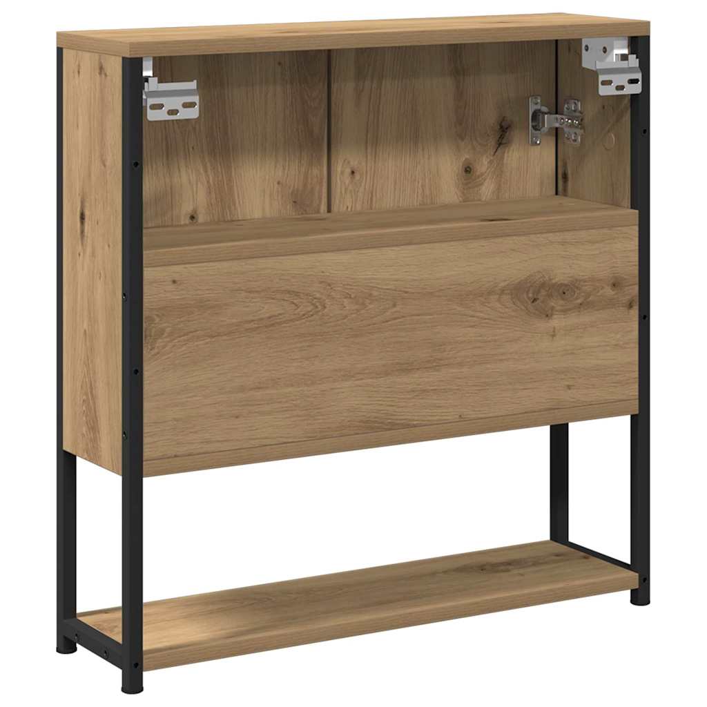 vidaXL Szafka z lustrem z półką Dąb rzemieślniczy 60 x 16 x 60 cm