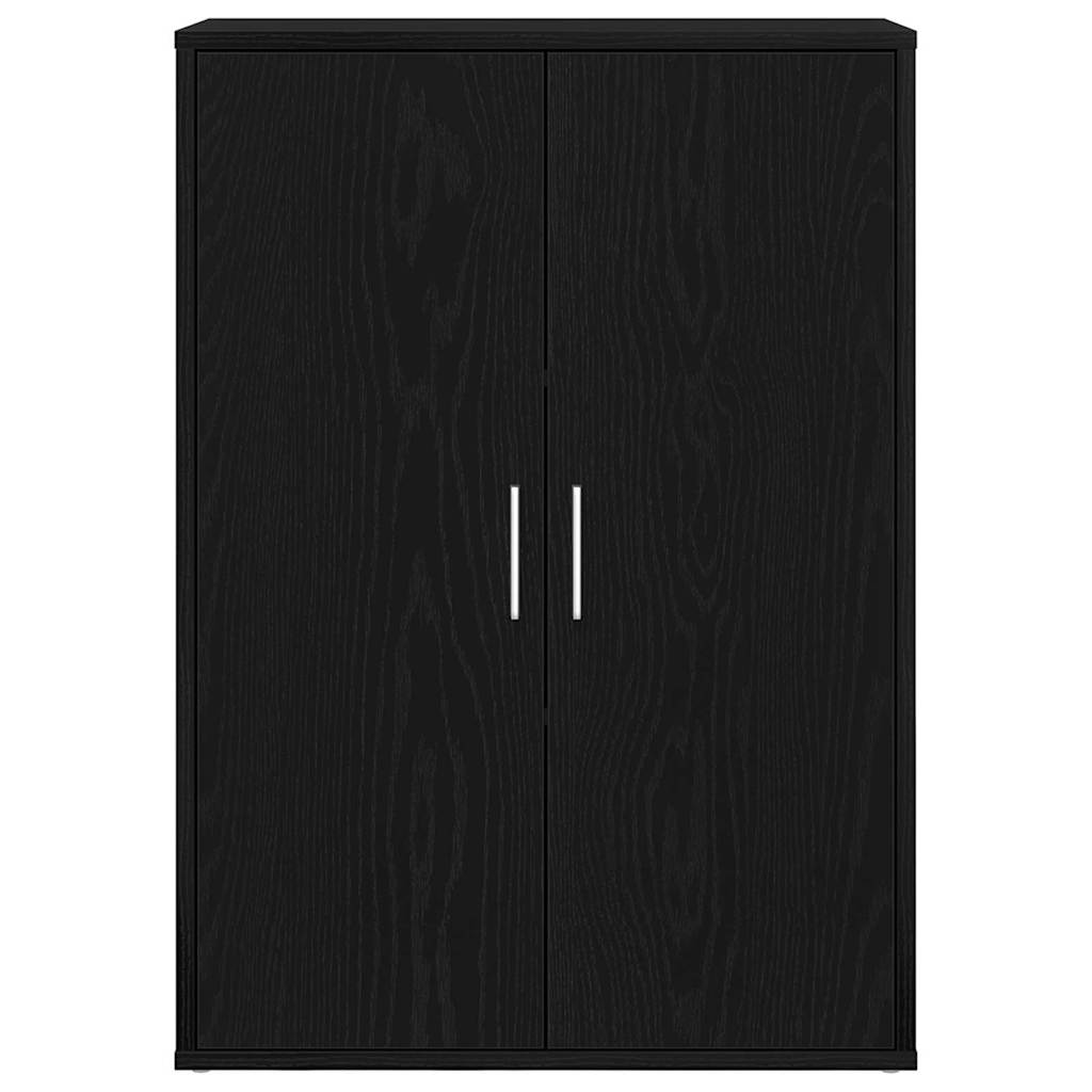 vidaXL Bufet Czarny Dąb 60 x 31 x 84 cm Materiał drewnopochodny