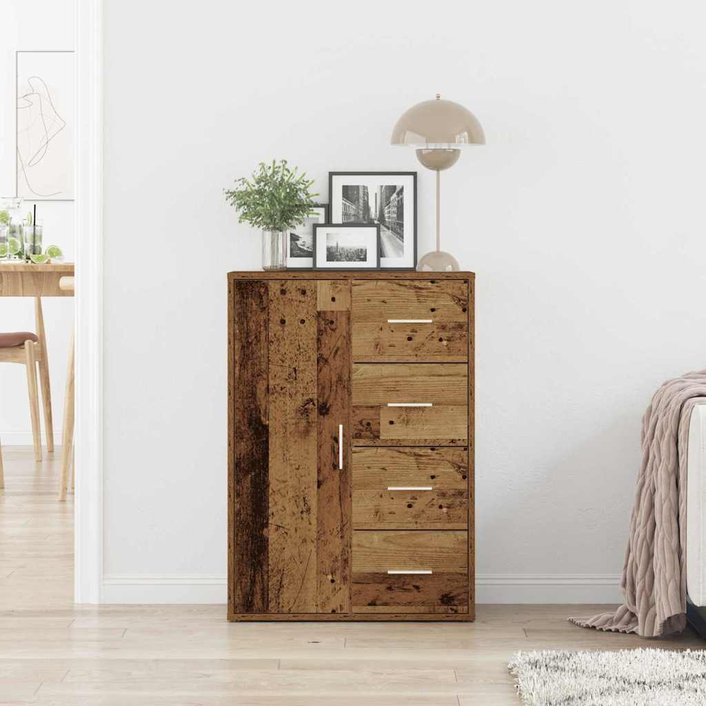 vidaXL Bufet Stare drewno 60 x 31 x 84 cm Materiał drewnopochodny