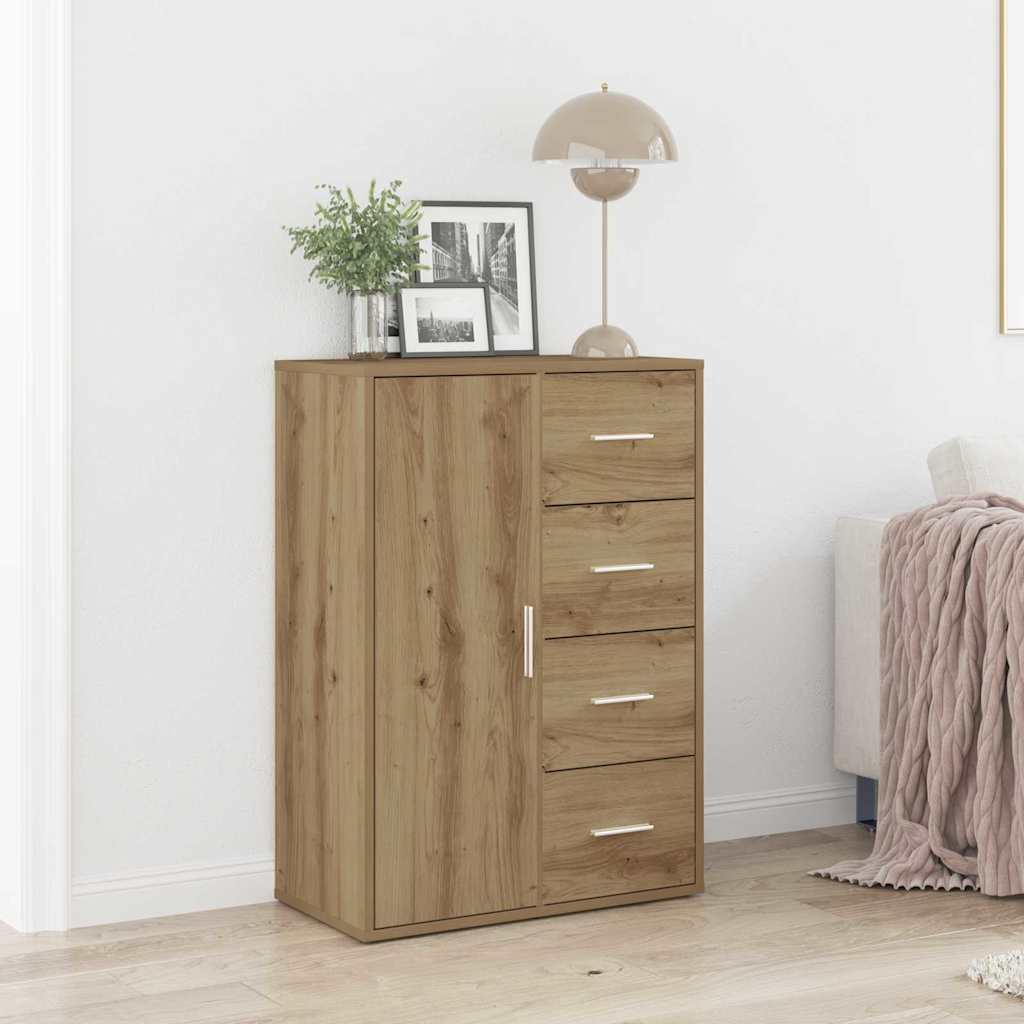 vidaXL Bufet Dąb rzemieślniczy 60 x 31 x 84 cm Drewno inżynieryjne