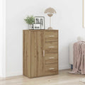 vidaXL Bufet Dąb rzemieślniczy 60 x 31 x 84 cm Drewno inżynieryjne