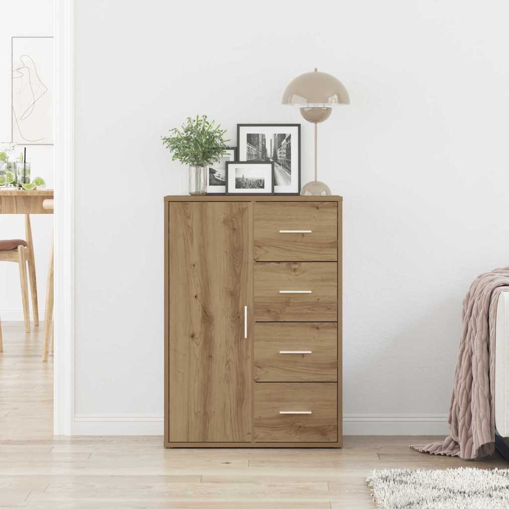 vidaXL Bufet Dąb rzemieślniczy 60 x 31 x 84 cm Drewno inżynieryjne