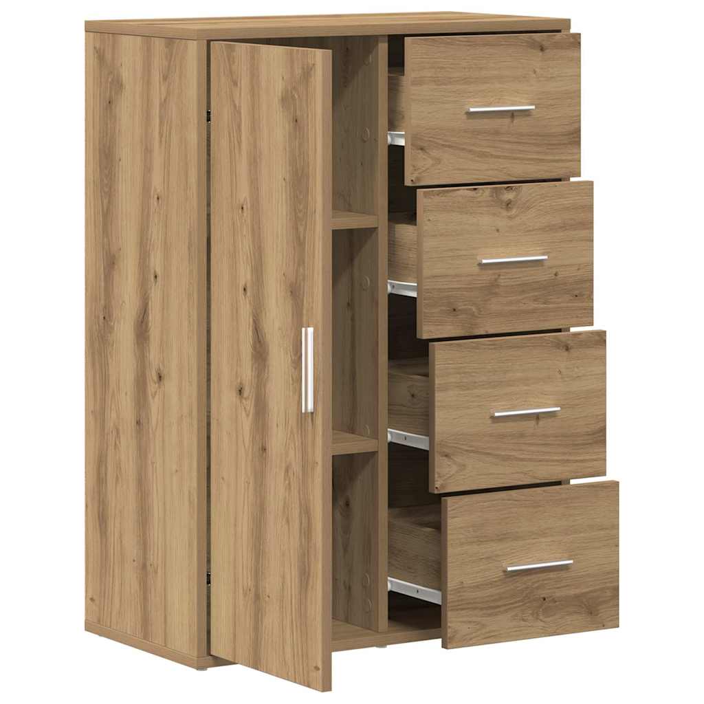 vidaXL Bufet Dąb rzemieślniczy 60 x 31 x 84 cm Drewno inżynieryjne