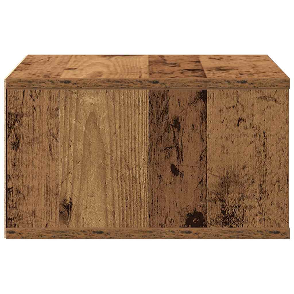 vidaXL Stojak na drukarkę Stare drewno 49 x 40 x 22.5 cm