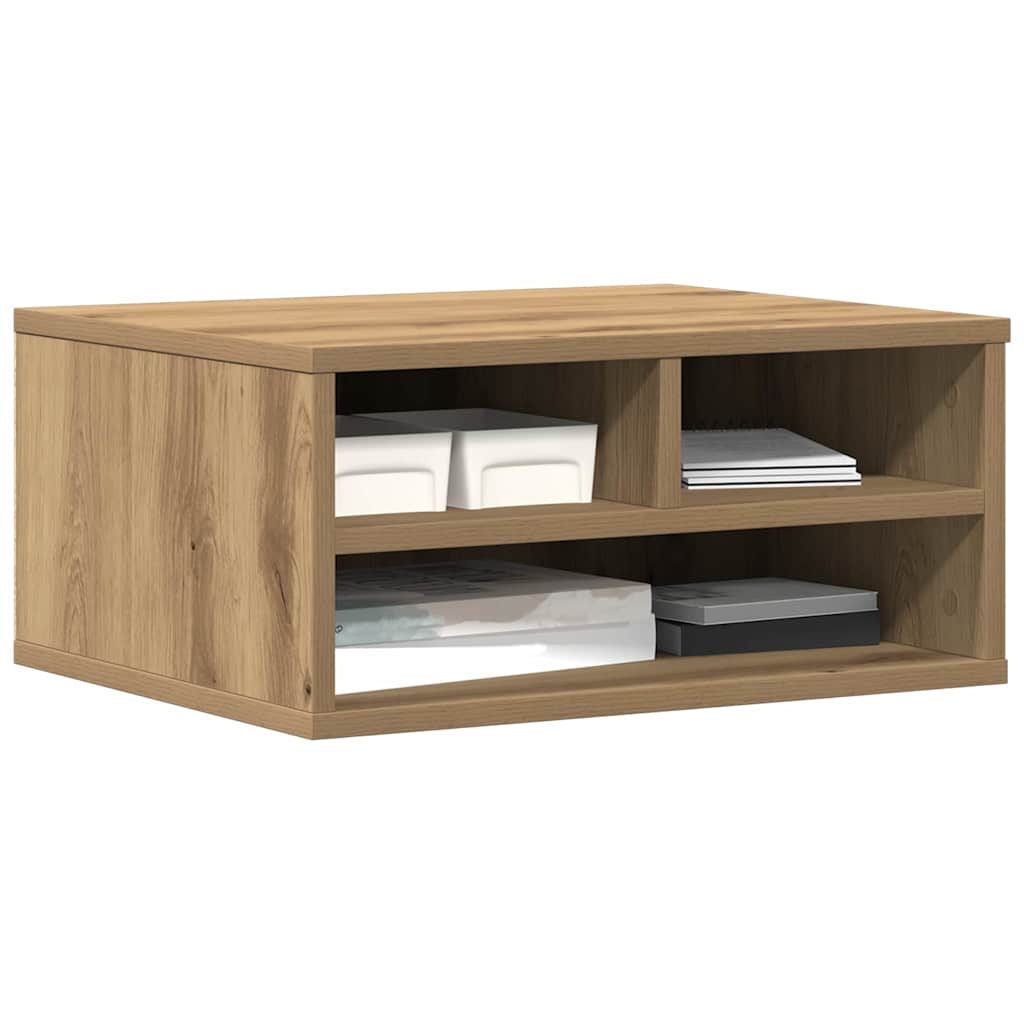 vidaXL Stojak na drukarkę Dąb rzemieślniczy 49 x 40 x 22.5 cm