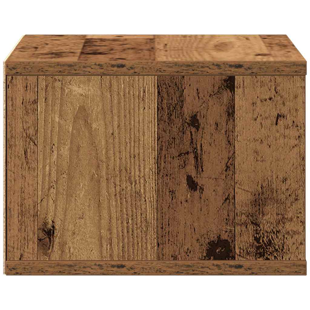 vidaXL Stojak na drukarkę Stare drewno 40 x 32 x 22,5 cm