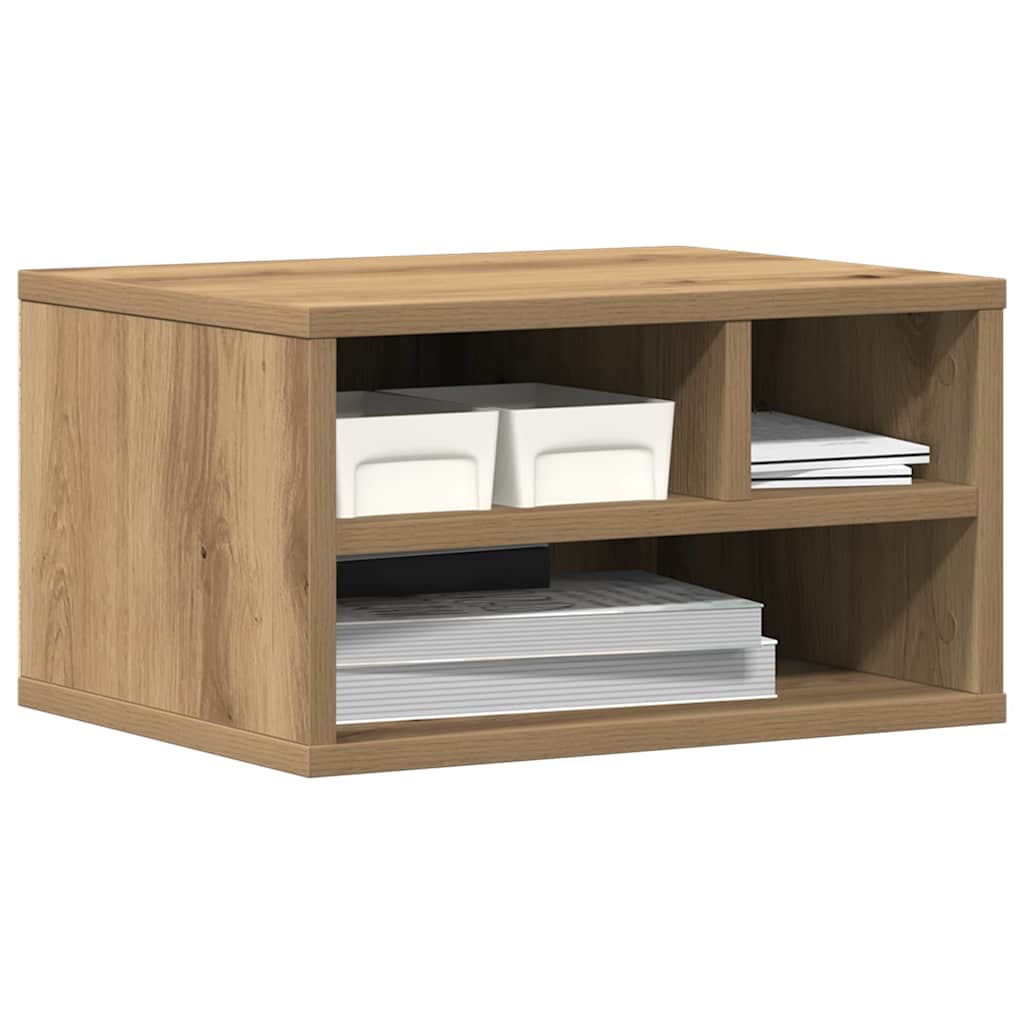 vidaXL Stojak na drukarkę Dąb rzemieślniczy 40 x 32 x 22,5 cm